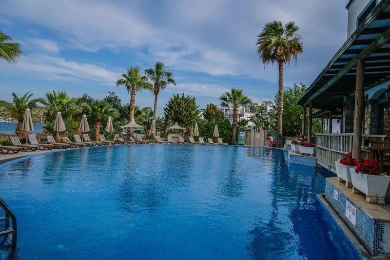 teren hotelu, basen