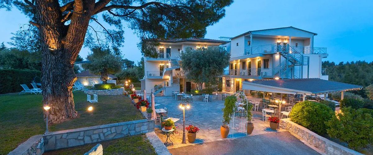 obiekt, teren hotelu, restauracja