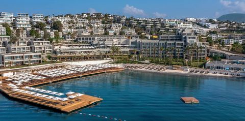 obiekt, teren hotelu, plaża