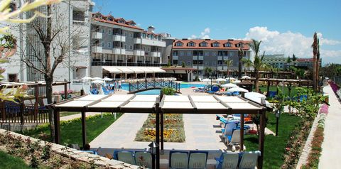 obiekt, teren hotelu, basen