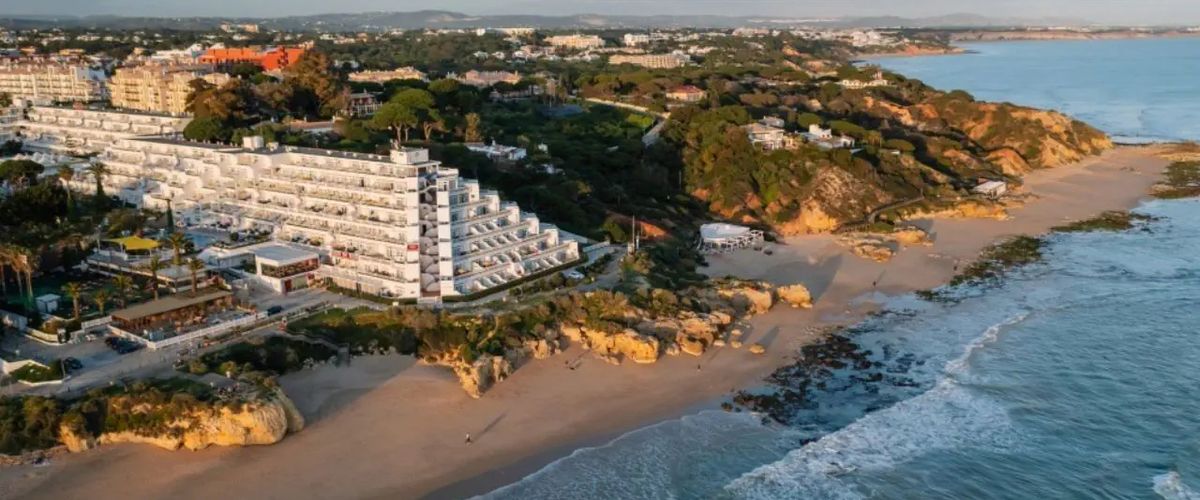 obiekt, teren hotelu, plaża