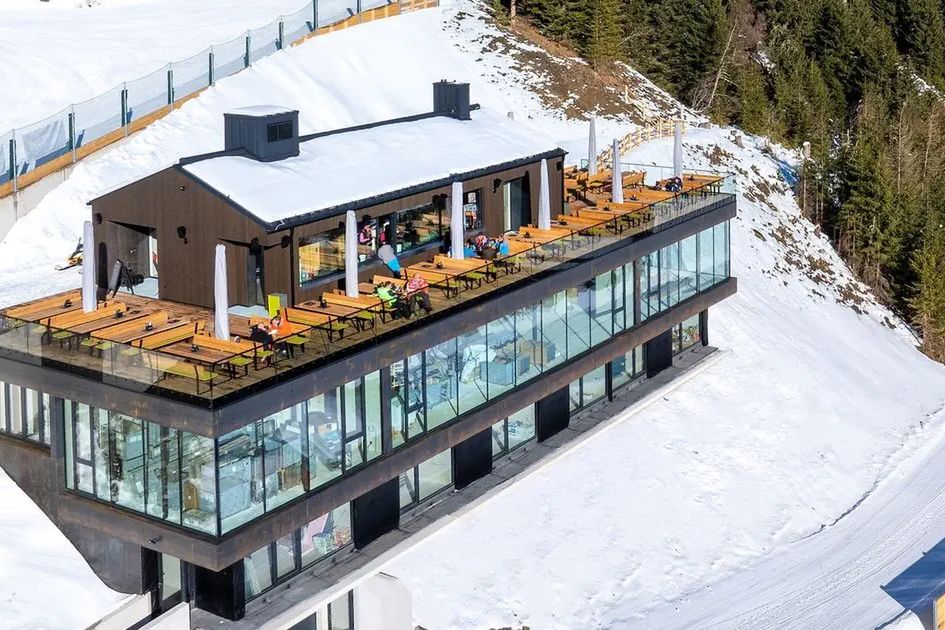 obiekt, restauracja, góry