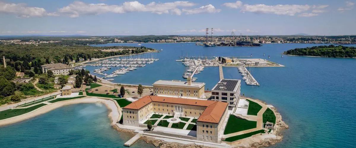 obiekt, teren hotelu, plaża