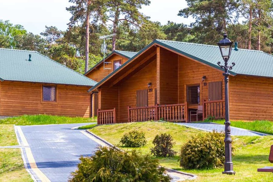 obiekt, teren hotelu