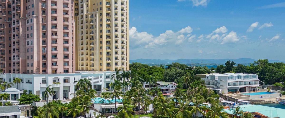 obiekt, teren hotelu, plaża