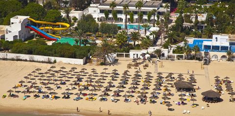 zjeżdżalnia, plaża