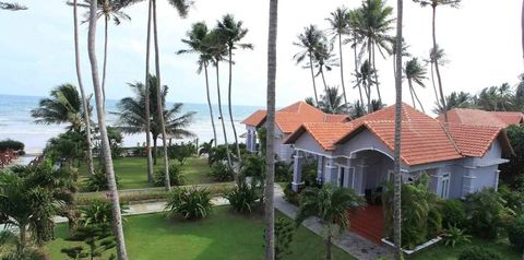 obiekt, teren hotelu, plaża