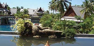 obiekt, teren hotelu, basen