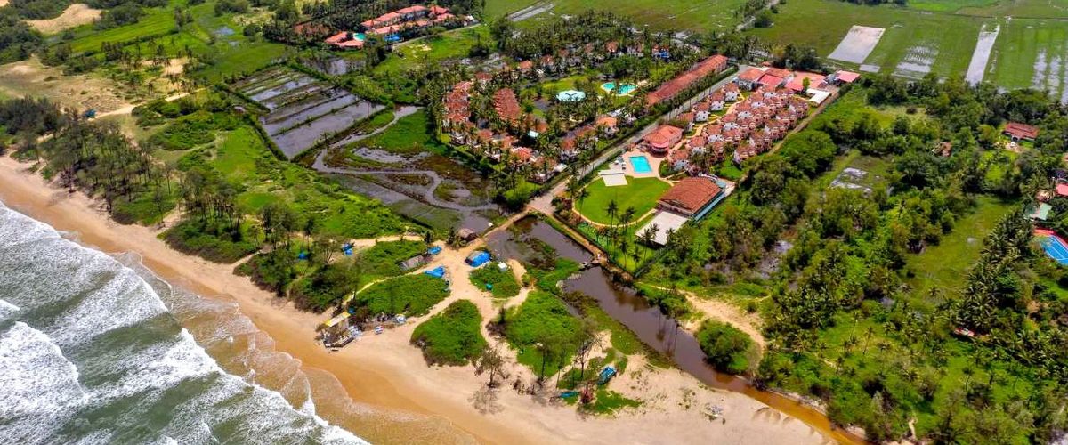 teren hotelu, plaża