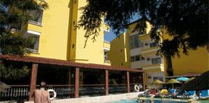 obiekt, teren hotelu, basen