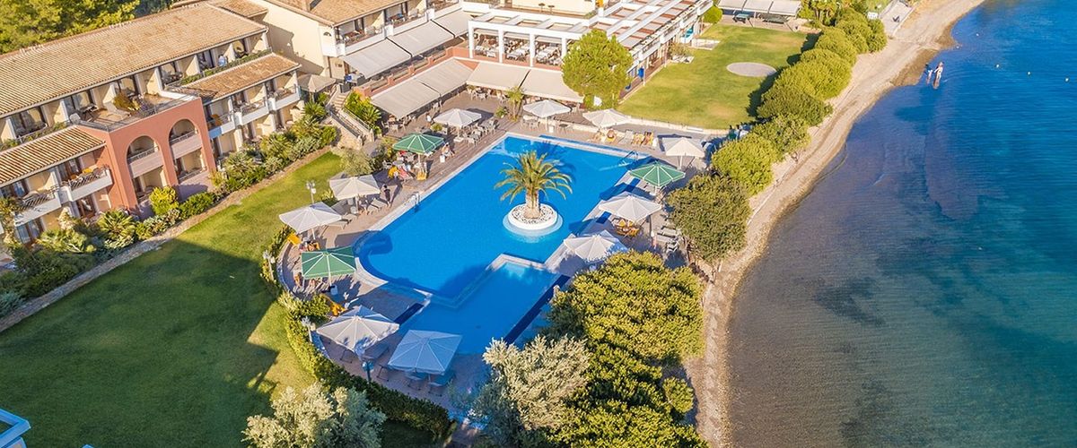 obiekt, teren hotelu, plaża