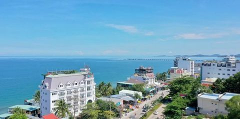 obiekt, teren hotelu, plaża