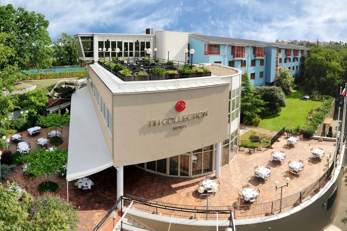 obiekt, teren hotelu, restauracja