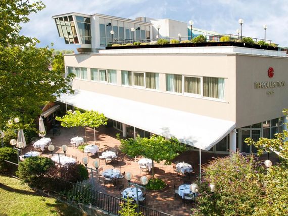 obiekt, teren hotelu, restauracja