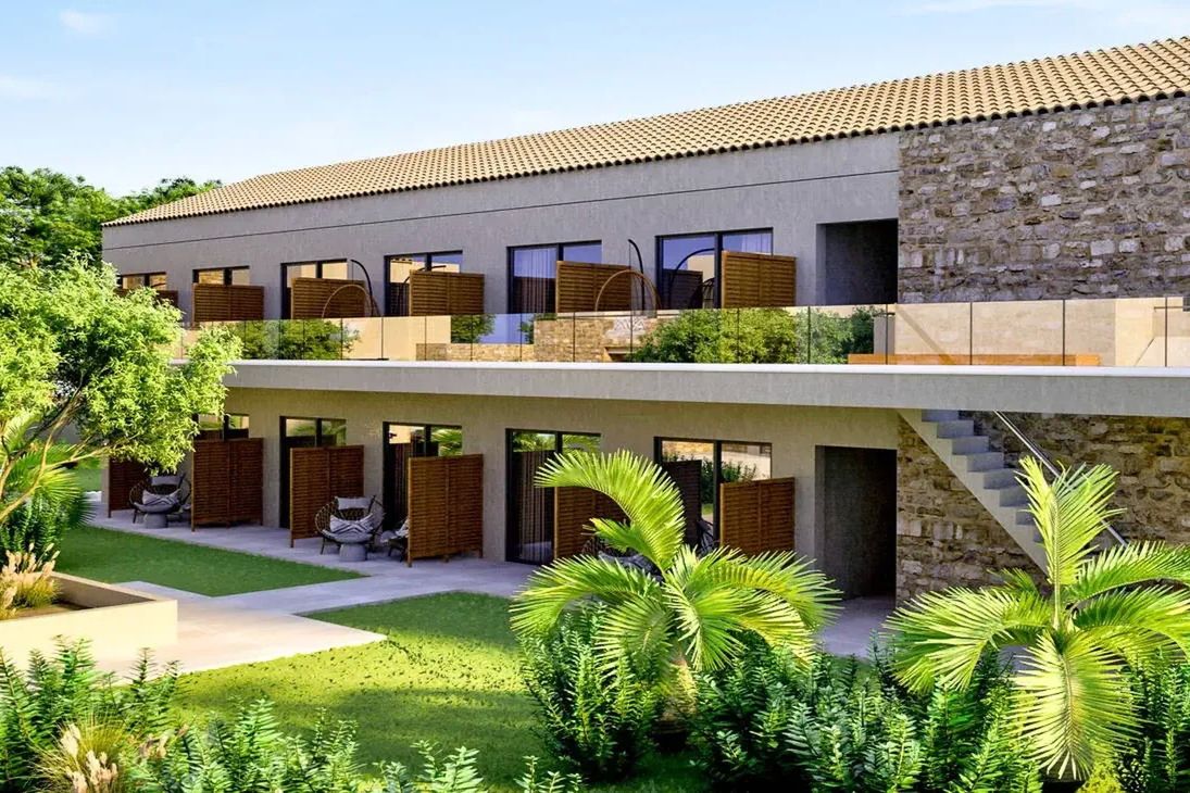 teren hotelu, obiekt