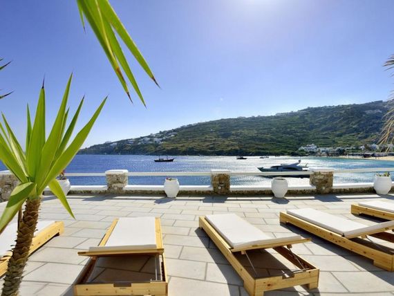 balkon / taras, plaża, góry