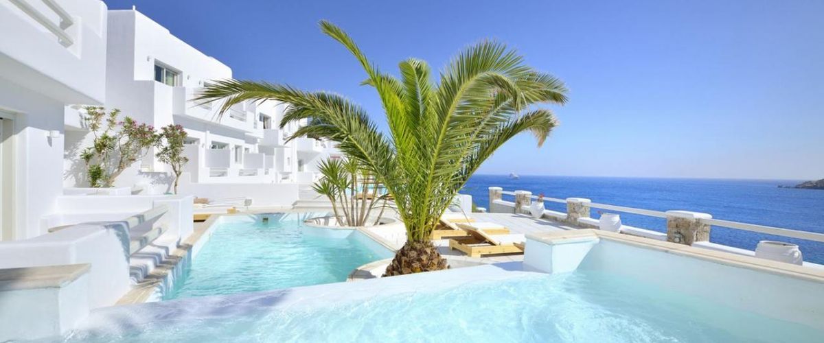 obiekt, teren hotelu, basen