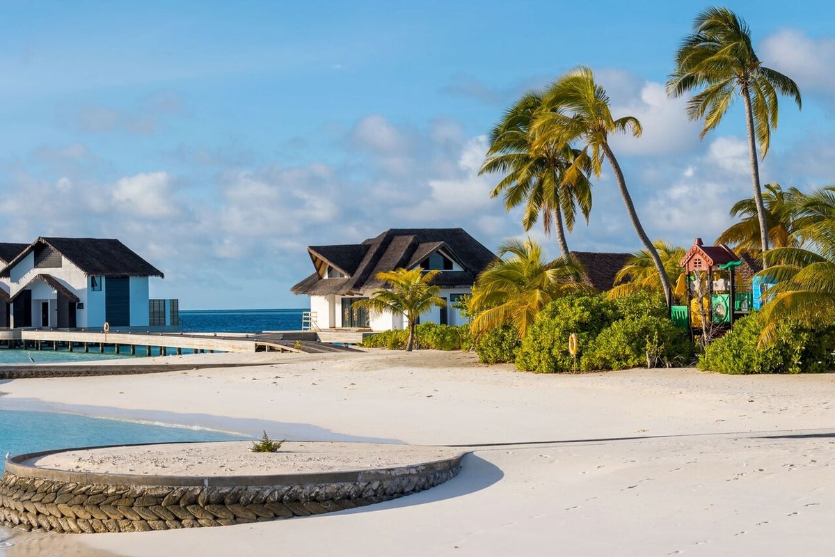 teren hotelu, plaża