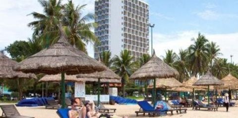 teren hotelu, obiekt, plaża