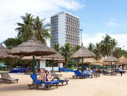 teren hotelu, obiekt, plaża