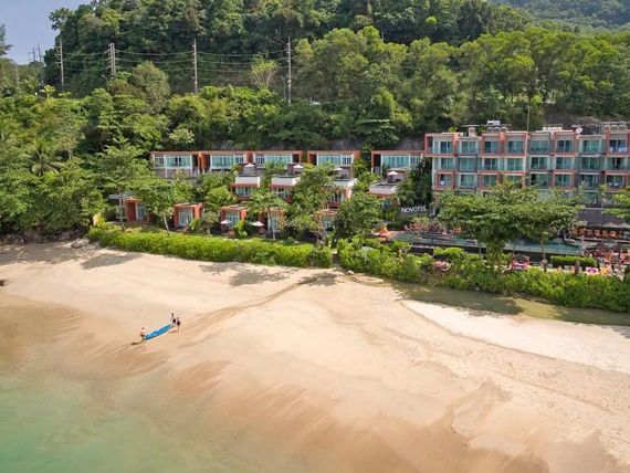 teren hotelu, plaża