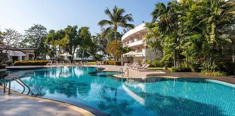 obiekt, teren hotelu, basen