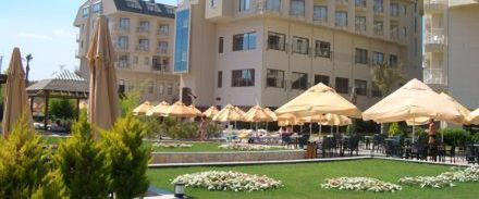 obiekt, teren hotelu