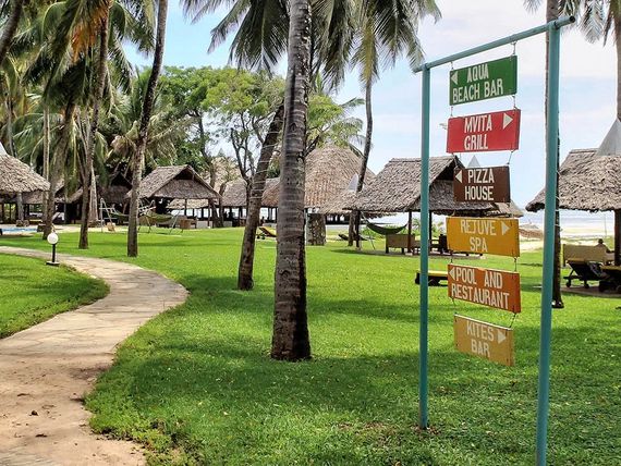 Nyali Sun Africa Beach - teren hotelowy