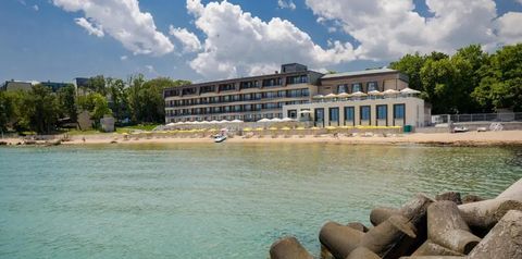 obiekt, teren hotelu, plaża