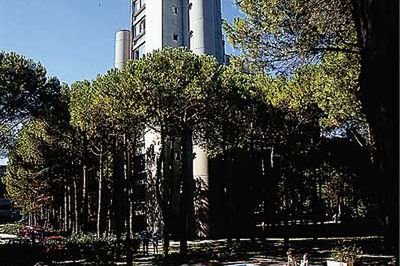 obiekt, teren hotelu, basen
