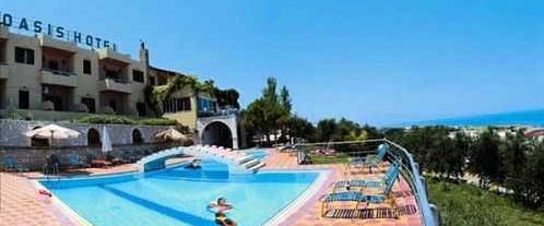 teren hotelu, basen, obiekt