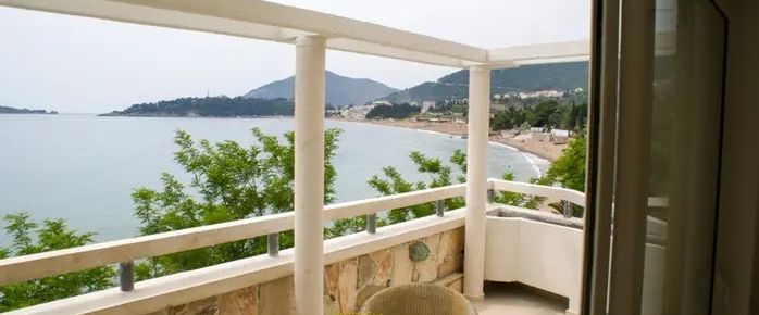 plaża, balkon / taras