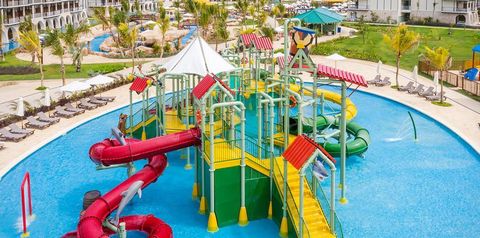 basen, zjeżdżalnia, dla dzieci