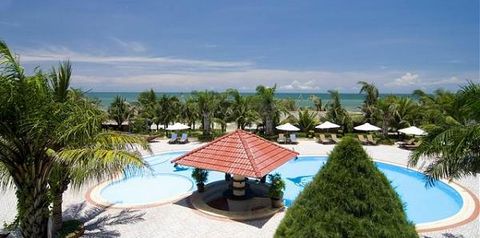 plaża, teren hotelu, basen