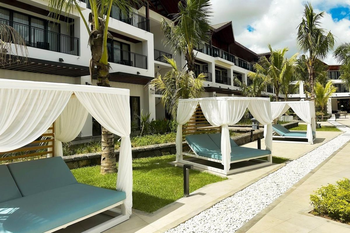 obiekt, teren hotelu