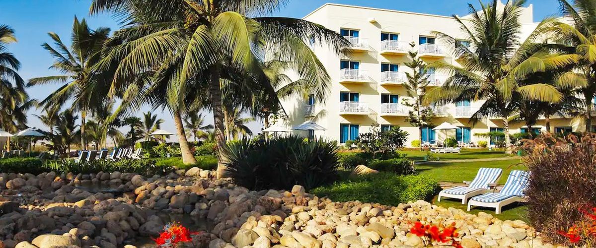obiekt, teren hotelu