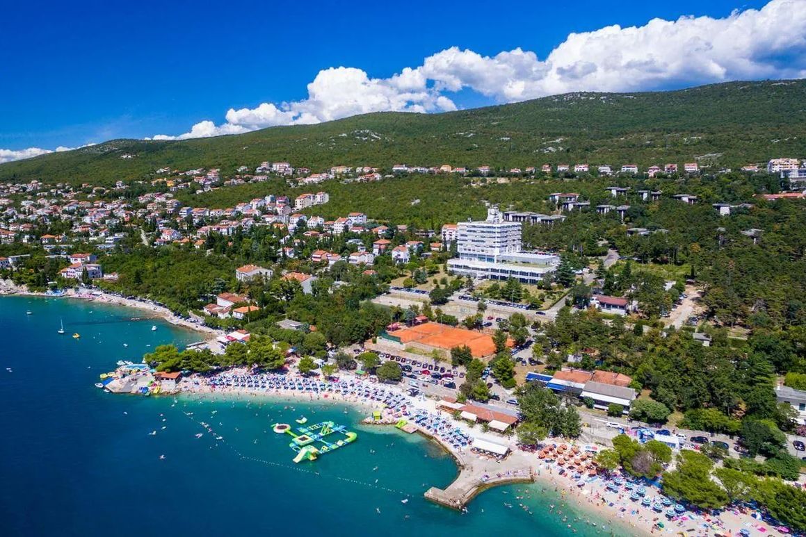 obiekt, teren hotelu, plaża