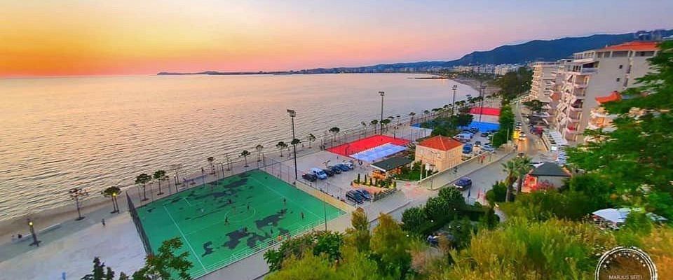 teren hotelu, plaża