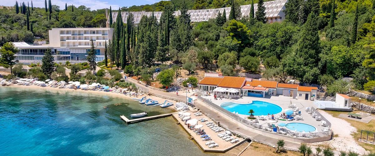 teren hotelu, plaża