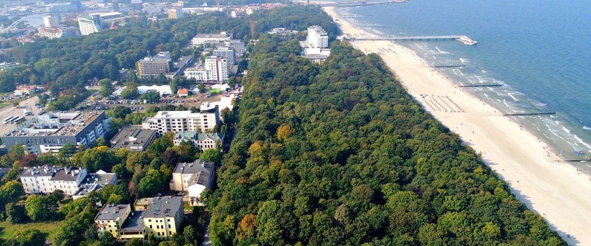 obiekt, teren hotelu, plaża