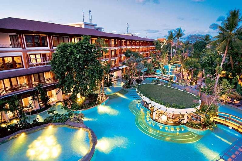 obiekt, basen, pool bar