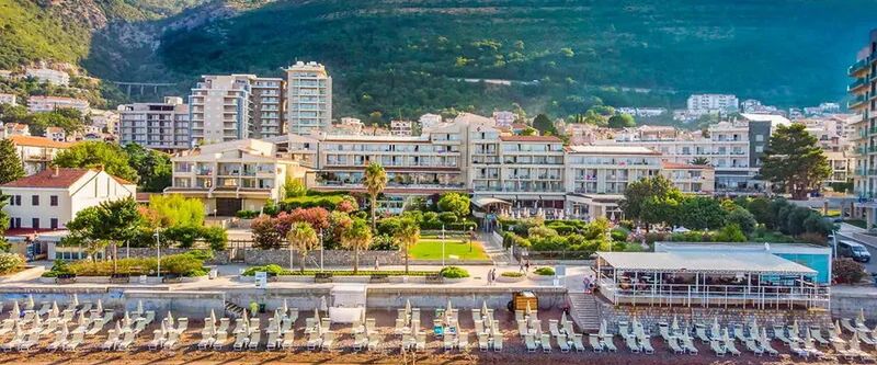 obiekt, plaża, góry