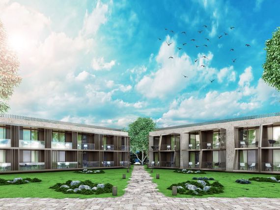budynek główny, teren hotelu