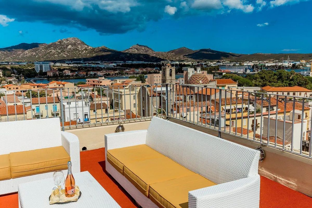 balkon / taras, teren hotelu