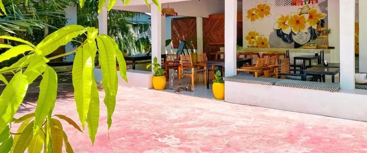 teren hotelu, restauracja