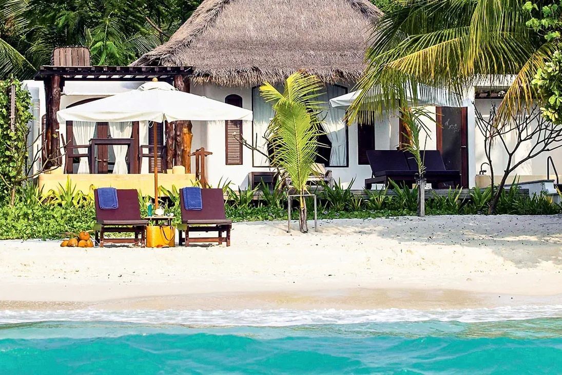 teren hotelu, plaża