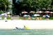 obiekt, teren hotelu, plaża