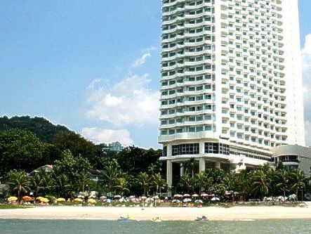 obiekt, teren hotelu, plaża