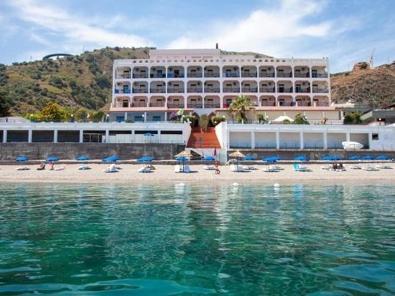 plaża, teren hotelu, obiekt