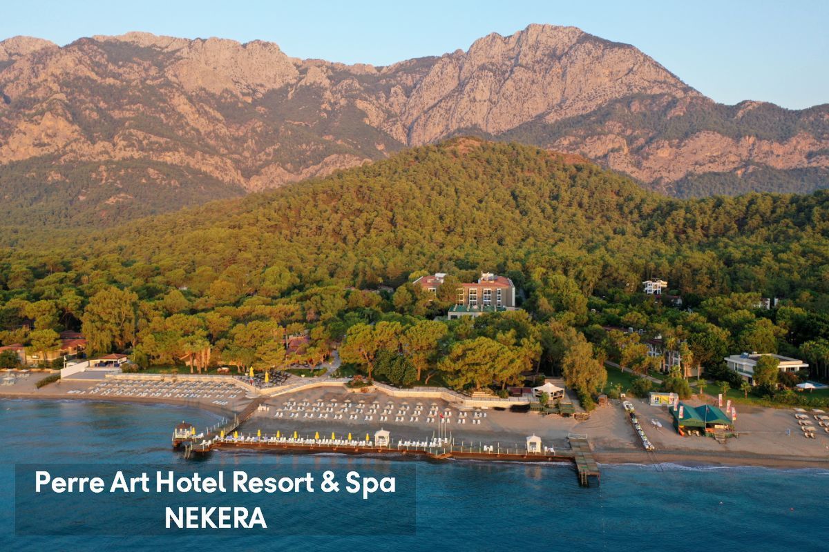 obiekt, teren hotelu, plaża